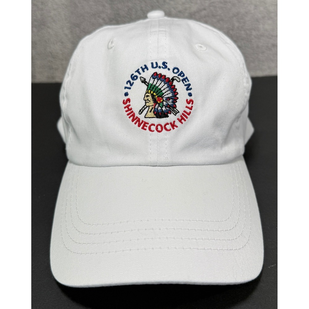 Peter Millar Hat Mens OSFA White 126th US Open Shinnecock Hills USGA Member Cap